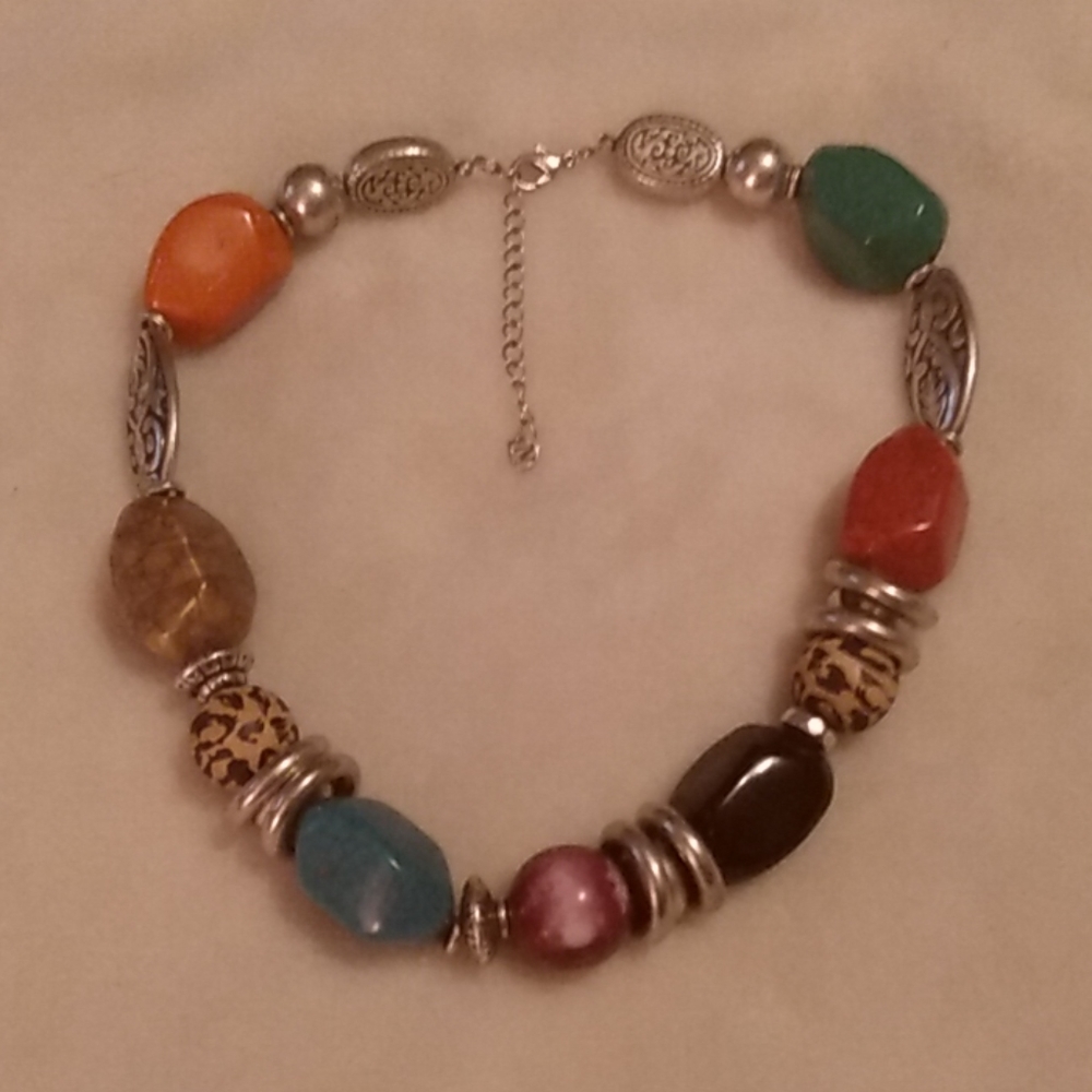 Large chunky bead necklace